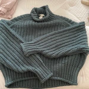 Dark teal sweater